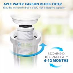 APEC Water Systems APEC Essence 10 in. Carbon Block Replacement Filter for ROES-50, ROES-PH75, and ROES-UV75 thumbnail 4