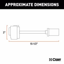 CURT Dodge Factory Harness Adapter to USCAR Socket thumbnail 2