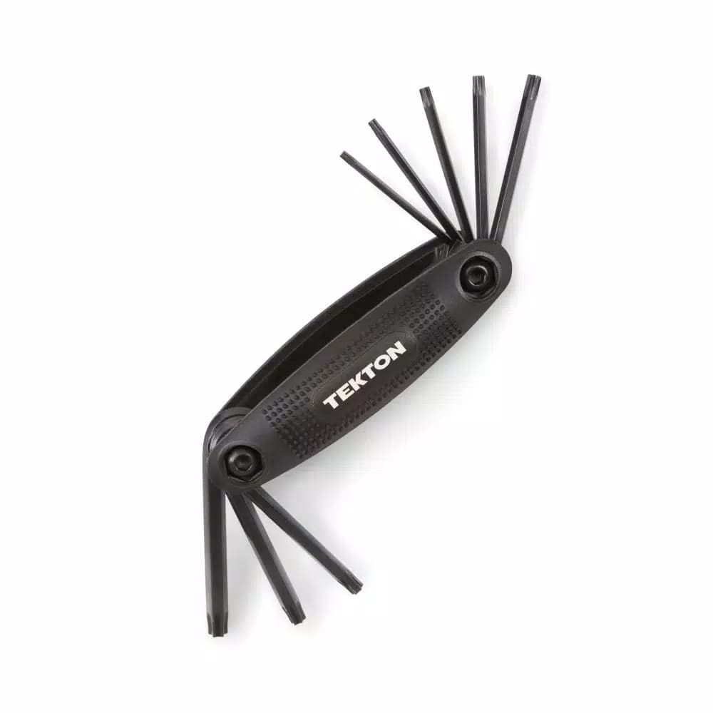 TEKTON 8-Piece Folding Torx Star Key Wrench Set, T9-T40