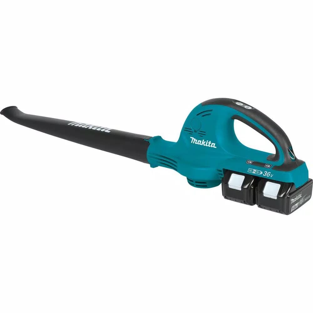 Makita 36V (18V x2) LXT Lithium-Ion Cordless Blower Kit with (2) 5.0Ah Batteries and Dual Port Charger