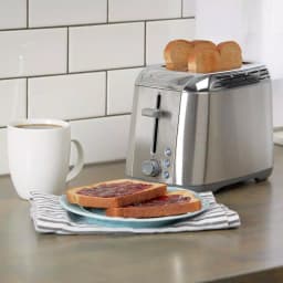 BLACK+DECKER Rapid Toast 2-Slice Stainless Steel Wide Slot Toaster, 1200W thumbnail 9