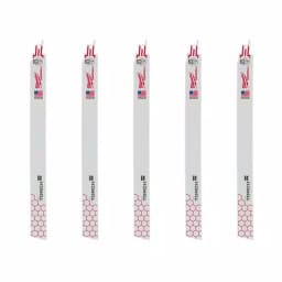 Milwaukee Torch 12 in. 18 TPI Metal Cutting Reciprocating Saw Blades, 5-Pack thumbnail 1