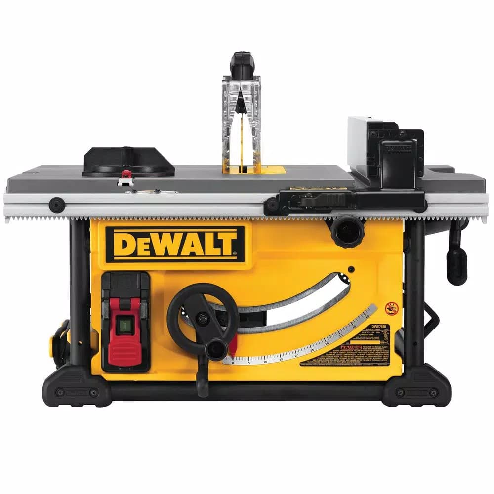DEWALT 10 in. Jobsite Table Saw with Scissor Stand, 15 Amp Corded Power Tool