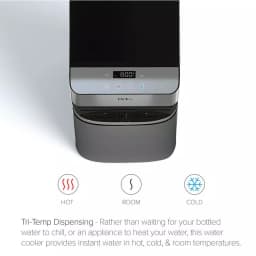 Brio Moderna Tri-Temp Bottleless Water Cooler with UV Self-Cleaning & Stainless Steel Finish thumbnail 4