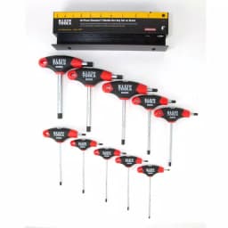 Klein Tools Journeyman 10-Piece SAE T-Handle Hex Key Set with Metal Stand thumbnail 6