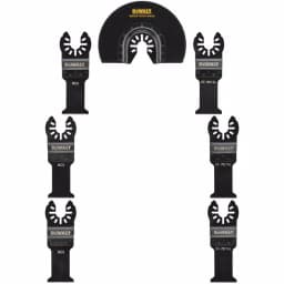 DEWALT 7-Piece Oscillating Blade Set, Bi-Metal Universal Fitment Cutting Blades thumbnail 2