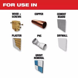 Milwaukee 1-3/8 in. Carbide Universal Fit Extreme Wood/Metal Oscillating Multi-Tool Blade thumbnail 2