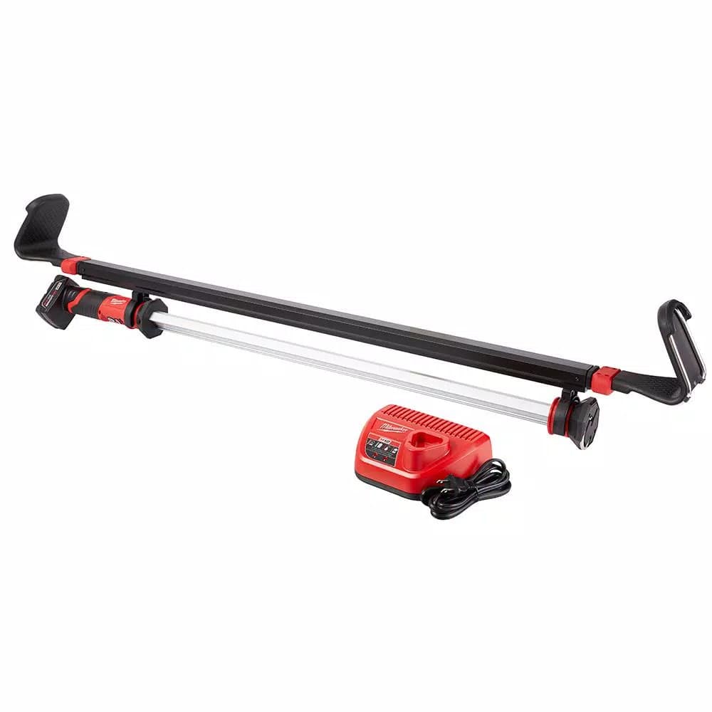 Milwaukee M12 12V Cordless LED Underhood Light Kit with 4.0Ah Battery and Charger