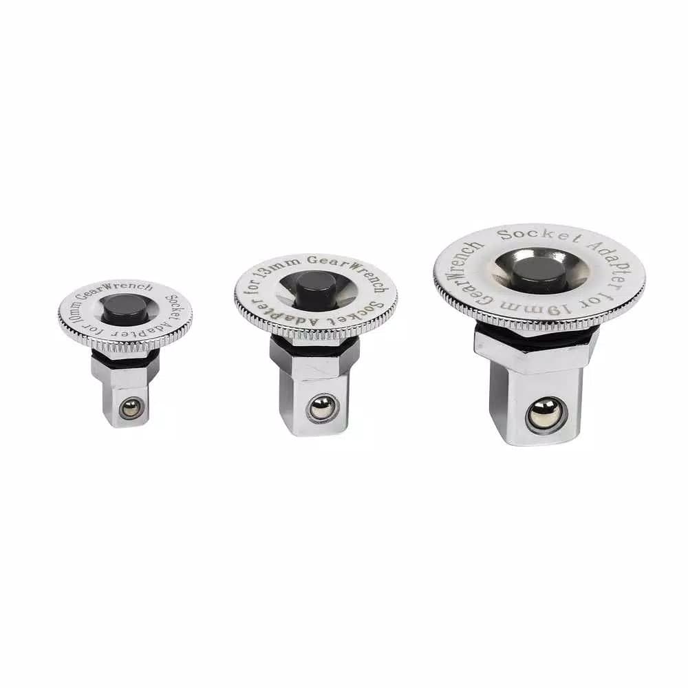 GearWrench 3-Piece Metric Drive Adapter Set for Ratcheting Combination Wrenches