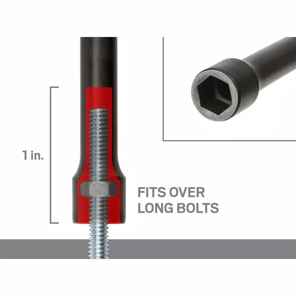TEKTON 1/4 in. Nut Driver with Patented Three-Sided Handle