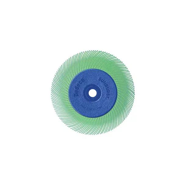 Dedeco Sunburst 6 in. TC Radial Polishing Disc - 1/2 in. Arbor - 1 Micron U-Fine