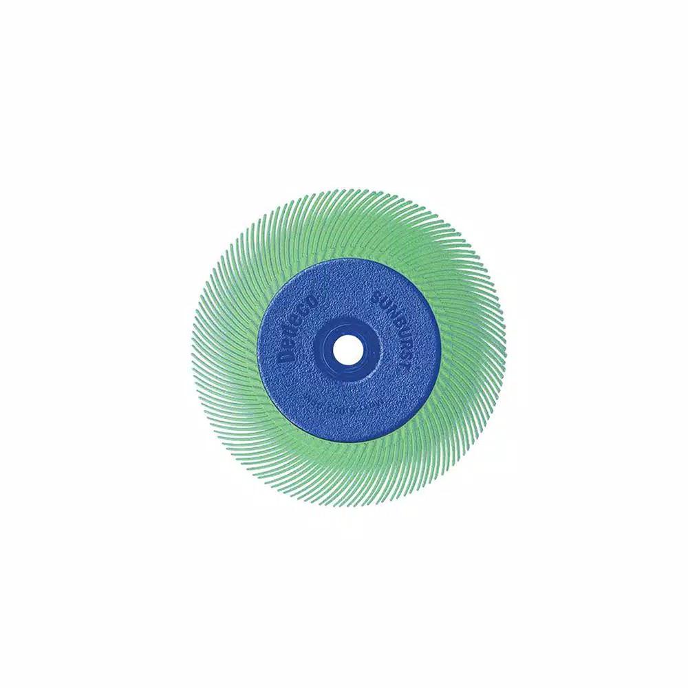 Dedeco Sunburst 6 in. TC Radial Polishing Disc - 1/2 in. Arbor - 1 Micron U-Fine