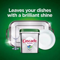 Cascade Platinum ActionPacs Dishwasher Detergent with Dawn, Fresh Scent (36-Count, 6-Pack) thumbnail 7