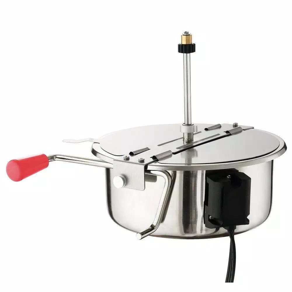 Great Northern Foundation 8 oz. Red Countertop Popcorn Machine with Whisper Quiet Motor