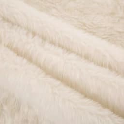 Glitzhome 48 in. White Plush Faux Fur Christmas Tree Skirt thumbnail 4