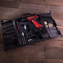 Stalwart 18V Cordless Drill Combo Kit with 89-Piece Accessory Set and Carrying Case thumbnail 6