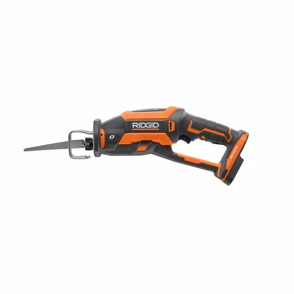RIDGID 18V OCTANE Cordless Brushless One-Handed Reciprocating Saw, Tool Only
