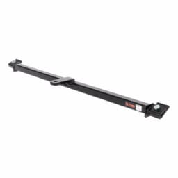 CURT Class 1 Fixed-Tongue Trailer Hitch, 1.25 in. Receiver, Square Tube, Gloss Black thumbnail 1