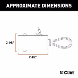 CURT Breakaway Battery Charger Compatible with CURT Soft-Trac 1 and Soft-Trac 2 Systems thumbnail 3