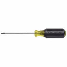 Klein Tools T20 Torx Screwdriver with 4 in. Round Shank and Cushion Grip Handle thumbnail 1
