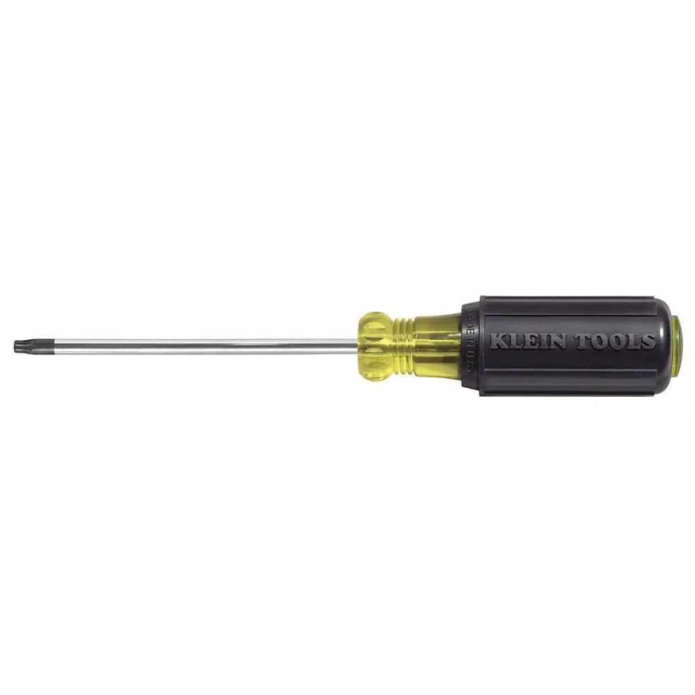 Klein Tools T20 Torx Screwdriver with 4 in. Round Shank and Cushion Grip Handle