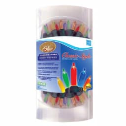 Brite Star 50-Count Multi-Color Mini LED Christmas Lights, Warm Glow, Indoor/Outdoor thumbnail 2