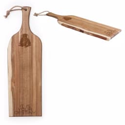TOSCANA 24 in. Darth Vader Artisan Acacia Wood Serving Plank & Cheese Board thumbnail 3