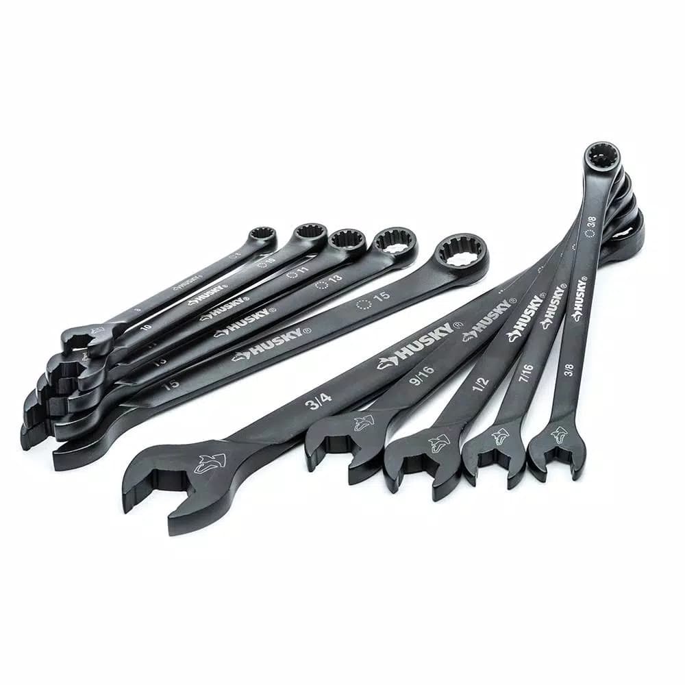 Husky 105-Piece Universal Mechanics Tool Set with 100-Position Ratchets and Knurl Grip Sockets