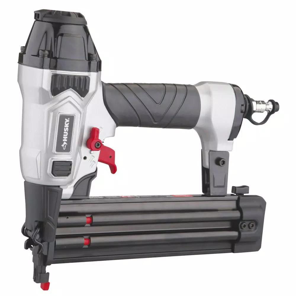 Husky 18-Gauge Engineered and Exotic Hardwood Flooring Nailer and Brad Nailer 2-Piece Combo Kit