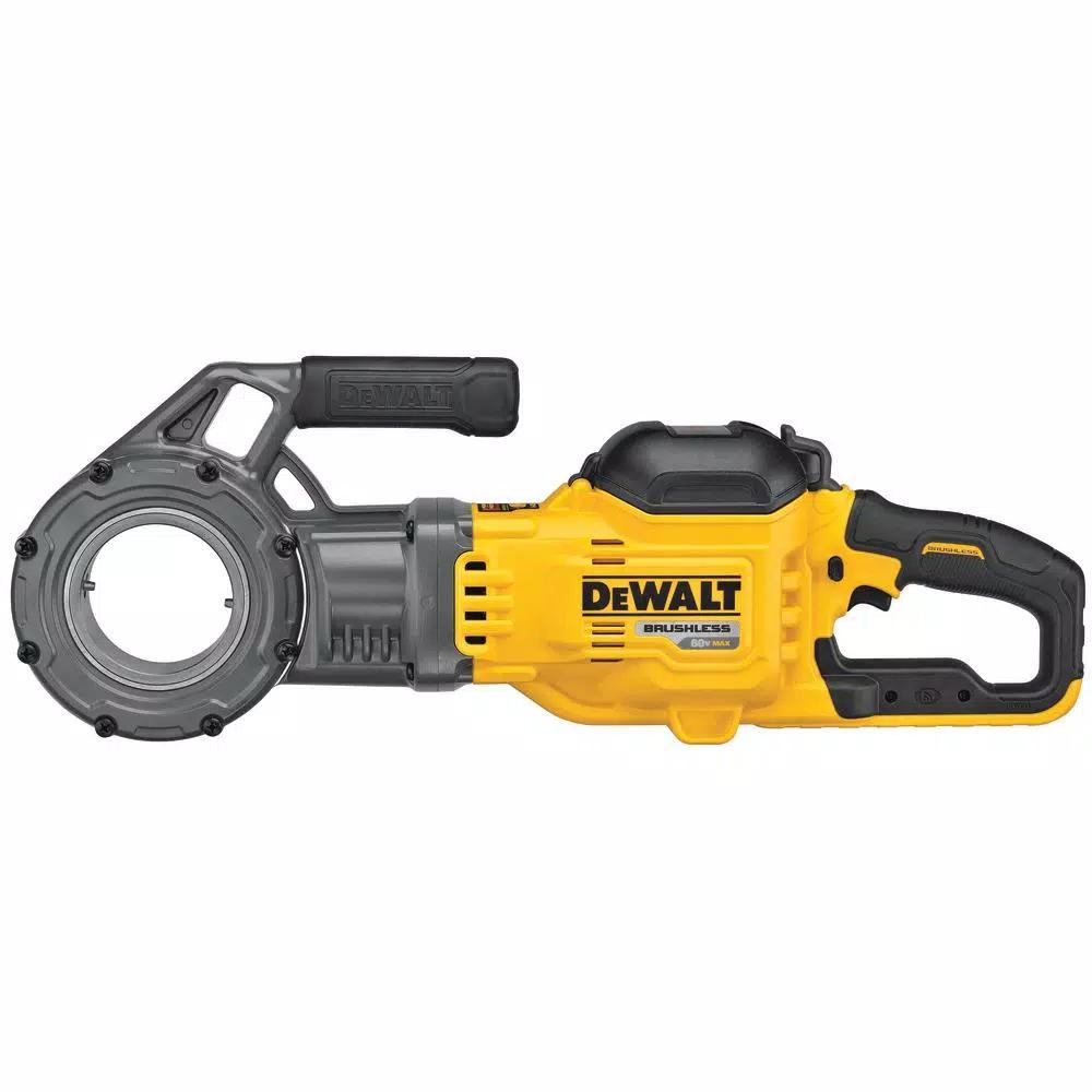 DEWALT FLEXVOLT 60V MAX Cordless 1/2 in. - 2 in. Pipe Threader Kit with (2) 9.0 Ah Batteries & Die Heads
