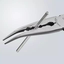 KNIPEX 11 in. Extra Long Reach Angled Long Nose Pliers thumbnail 6