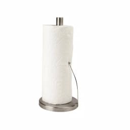 Mind Reader Stainless Steel Free Standing Paper Towel Holder - Heavy Base Silver thumbnail 1