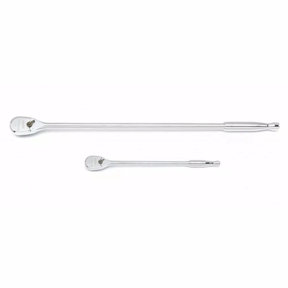 GearWrench 120XP Extra-Long Handle Teardrop Ratchet Set, 1/4 in. and 3/8 in. Drive, 2-Piece