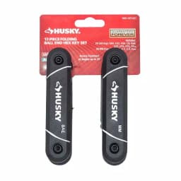 Husky 17-Piece Folding Ball-End Hex Key Set, SAE and Metric thumbnail 2