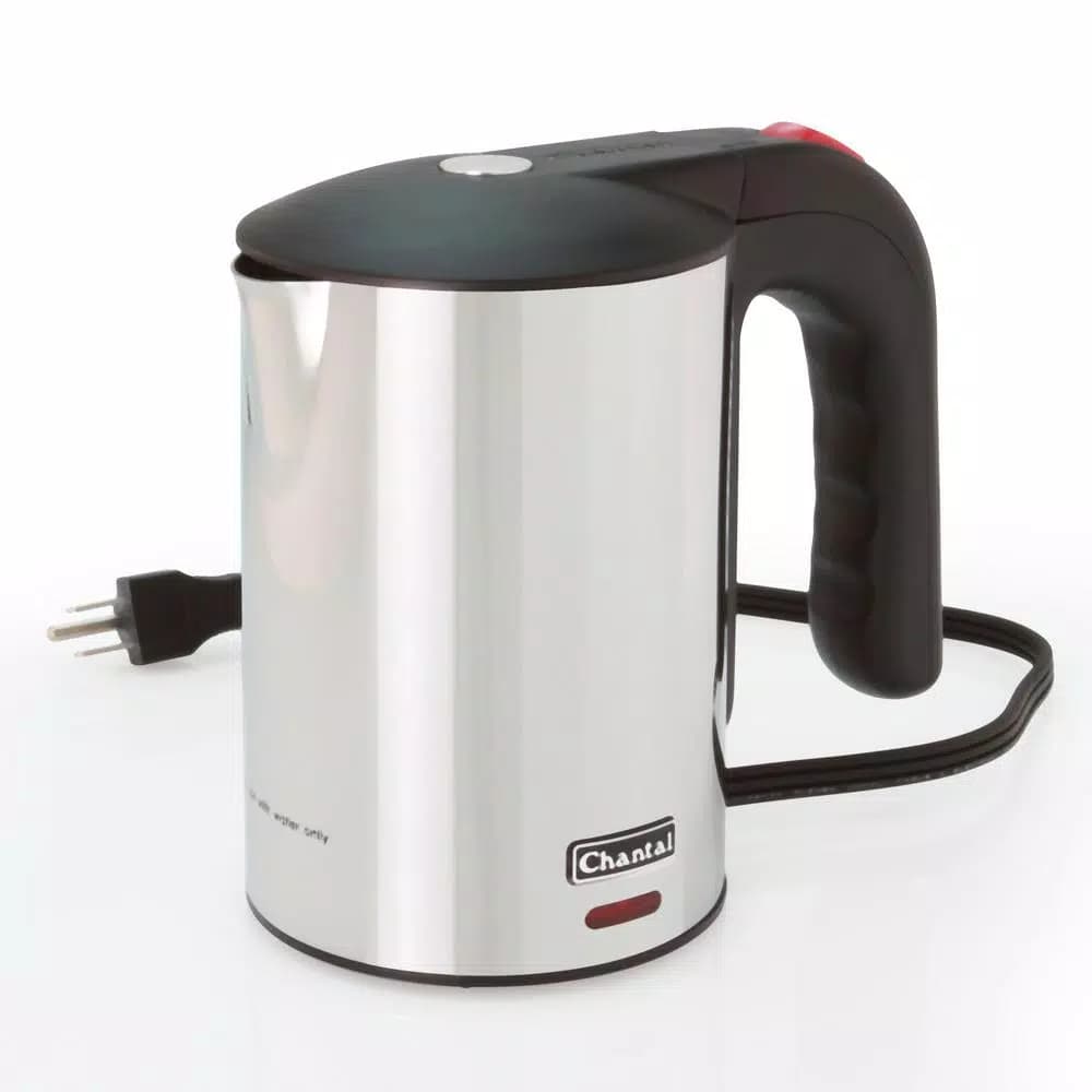 Chantal Colbie Ekettle 2.5-Cup Stainless Steel Electric Kettle, 1000W, Polished Stainless Steel