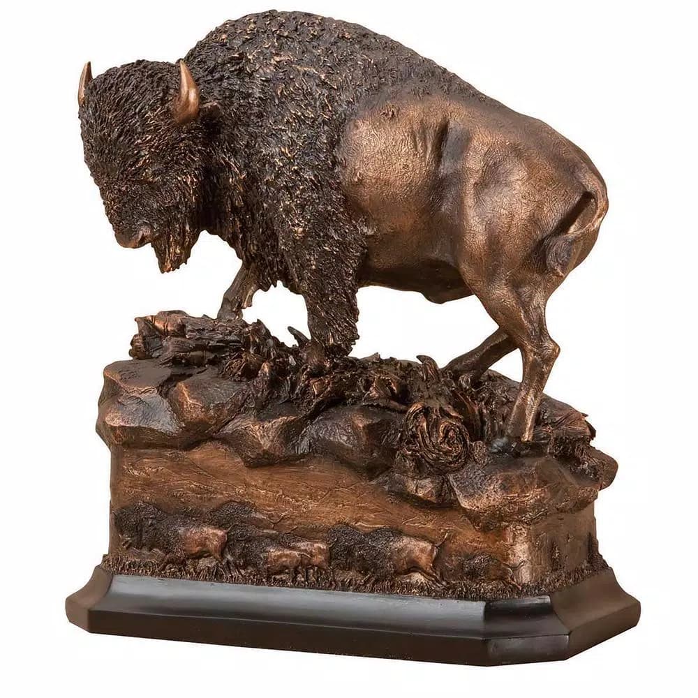 Big Sky Carvers American Icon Buffalo Sculpture - Montana Bronze Wildlife Statuary