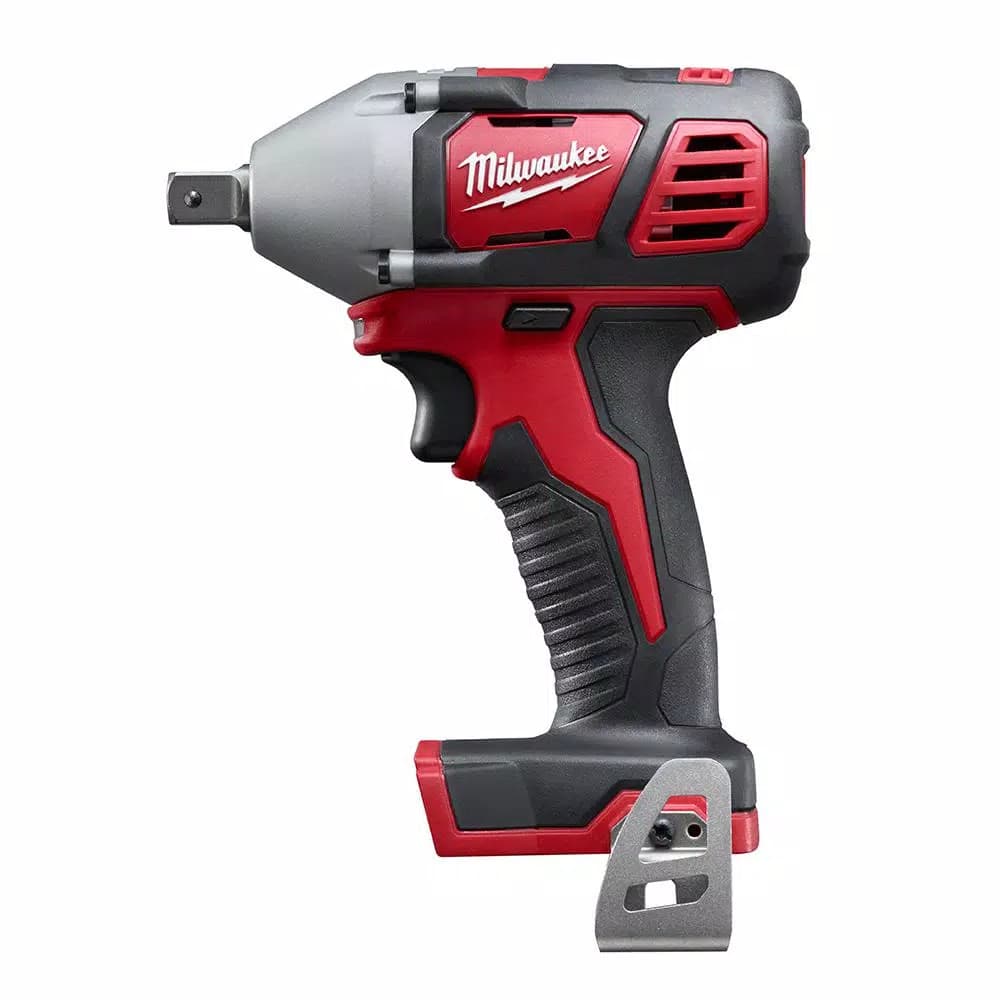 Milwaukee M18 1/2 in. Cordless Compact Impact Wrench with Pin Detent (Tool Only)