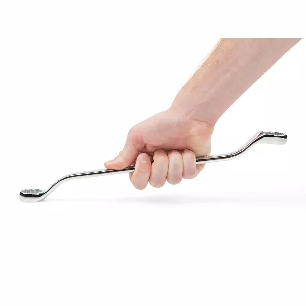 TEKTON 1 in. x 1-1/16 in. 45° Offset Double Box End Wrench