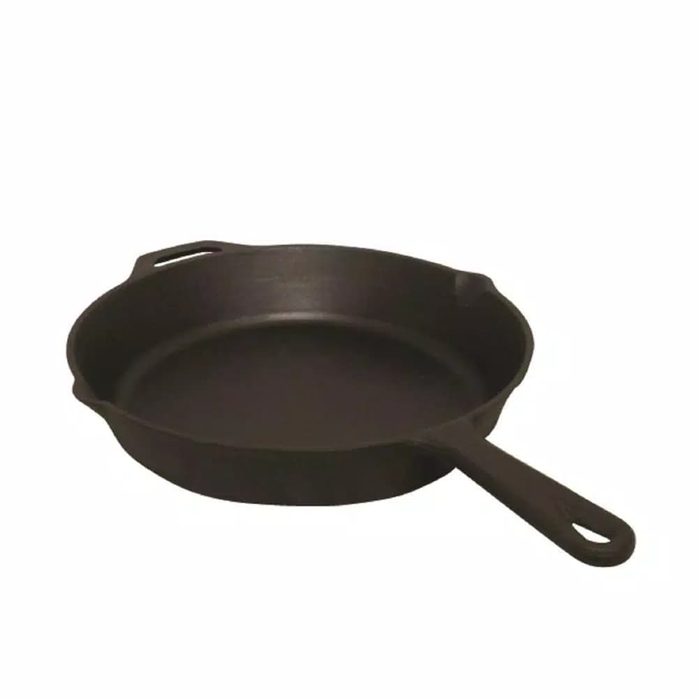King Kooker 20 in. Pre-Seasoned Cast Iron Skillet, Black