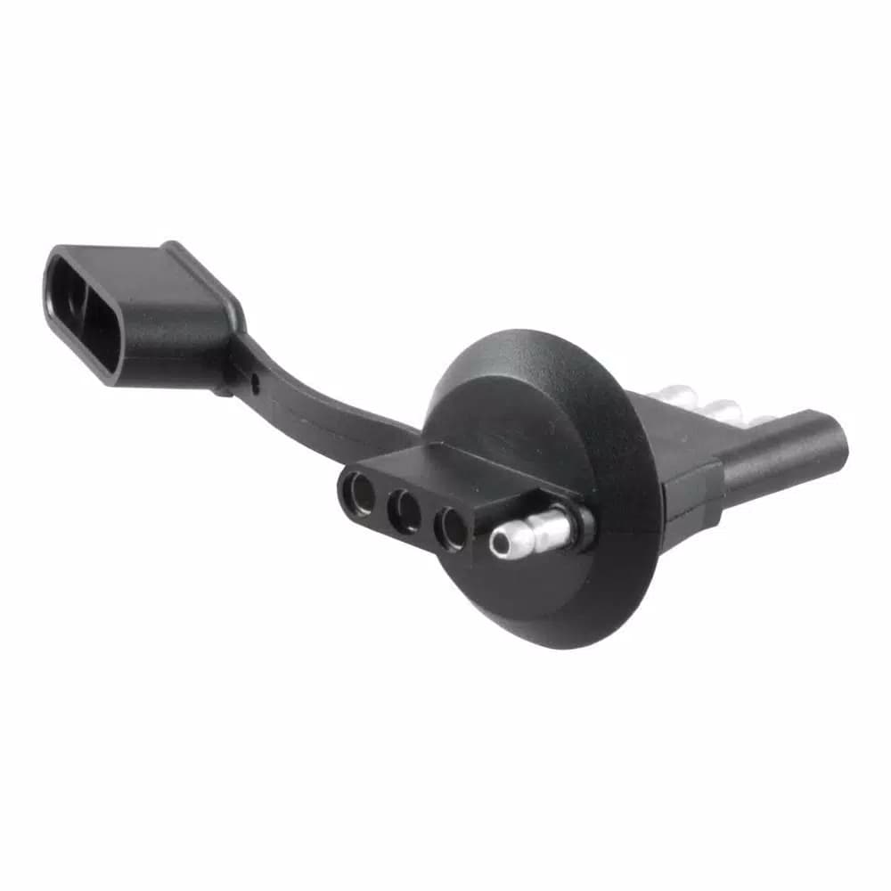 CURT 4-Way Flat License Plate Light Plug Adapter