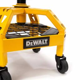 DEWALT Heavy-Duty Adjustable Shop Stool with Casters and Storage Shelf, 300 lb Capacity thumbnail 4