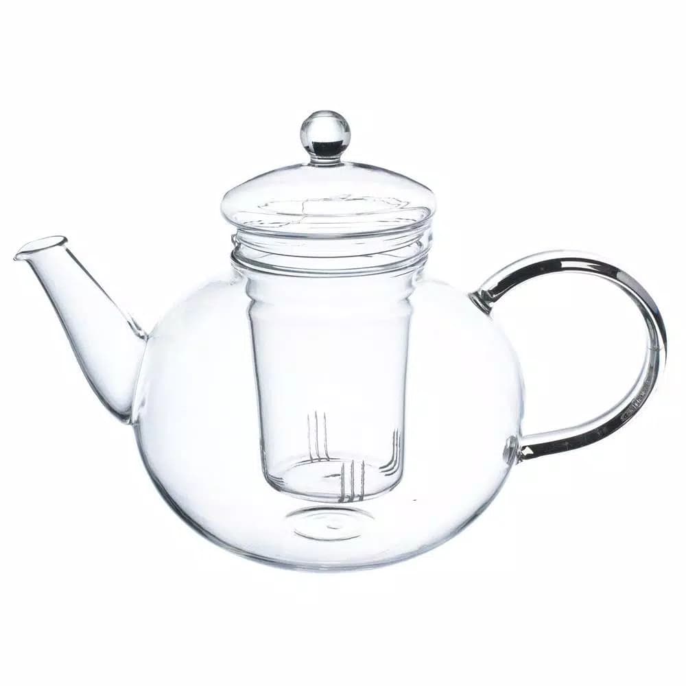 GROSCHE Monaco 42 oz. Borosilicate Glass Loose Leaf Teapot with Infuser