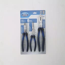 Unbranded Ford 3-Piece Pliers Set, Carbon Steel with Ergonomic Soft Grip Handles thumbnail 2
