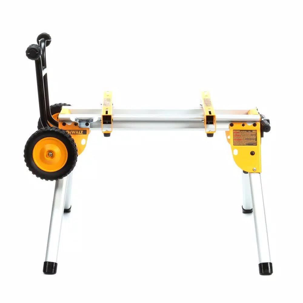 DEWALT DW7440RS Heavy Duty Rolling Table Saw Stand with Quick-Connect Brackets