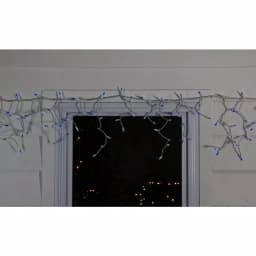 Northlight 150-Light Blue Mini Icicle Lights, 10 ft. White Wire, Indoor/Outdoor thumbnail 2