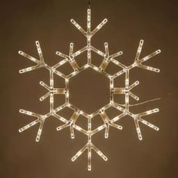 Kringle Traditions 36 in. 105-Light LED Warm White Folding Snowflake Decoration thumbnail 1