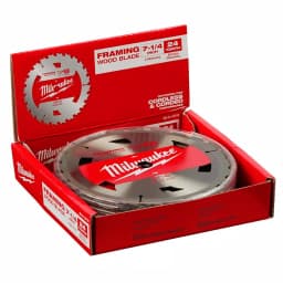 Milwaukee 7-1/4 in. 24 TPI Carbide Wood Cutting Framer Circular Saw Blades thumbnail 2
