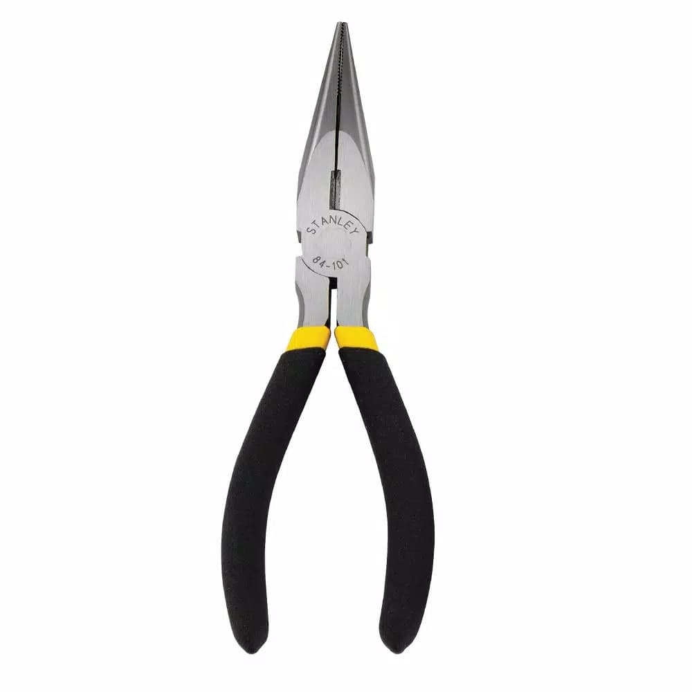 Stanley 3-Piece Plier Set, 6 in. Drop-Forged Steel Slip Joint, Diagonal, and Long Nose Pliers