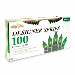 Brite Star Designer Series 100-Light Green Mini Light Set (Set of 2) - Incandescent Indoor/Outdoor String Lights thumbnail 2