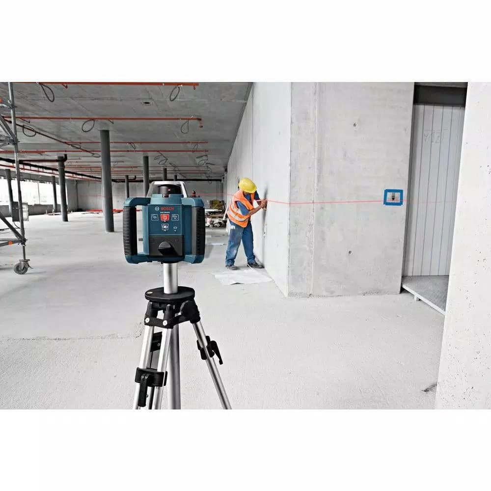 Bosch 1000 ft. Self-Leveling Rotary Laser Level Kit with Layout Beam & Remote Control